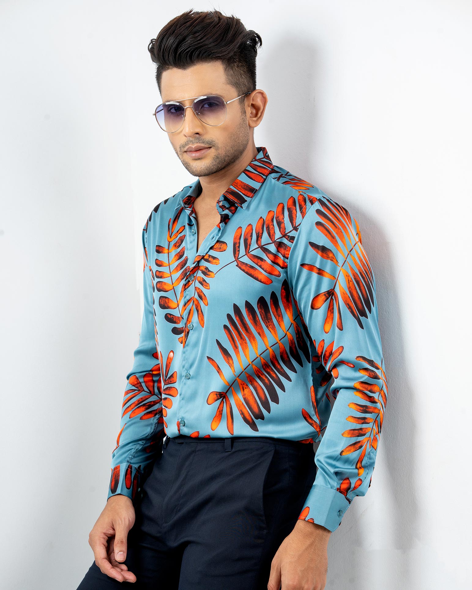 Printed Full Sleeve Casual Shirt for mens - IQON Lifestyle