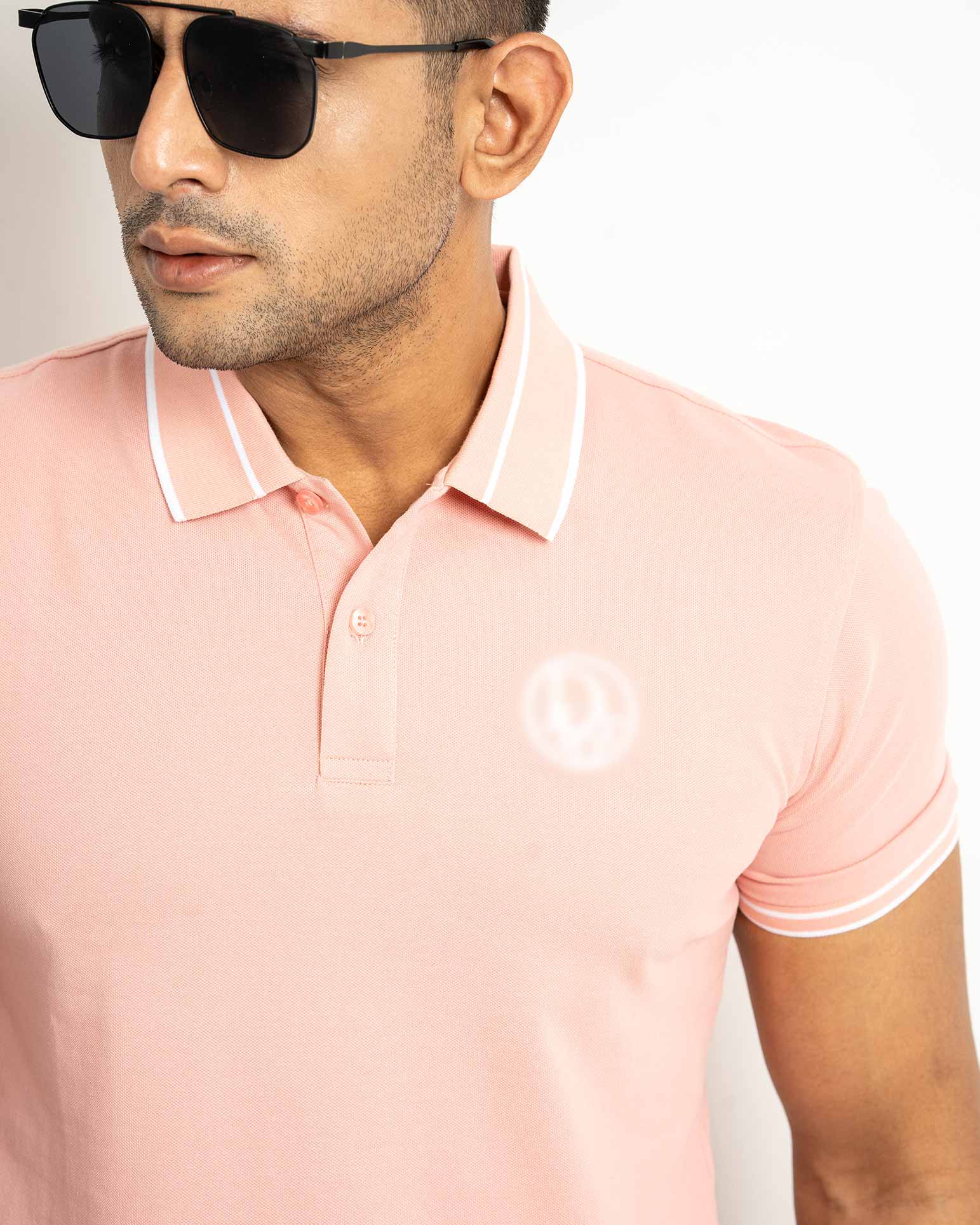 Imported Men's Pink Polo Shirt